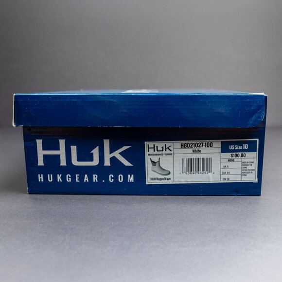 HUK Rogue Wave Waterproof Deck Boots – White – Men’s Size 10 NWOT - Picture 7 of 8